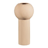 Woood vaas zayn beige 29 cm | 8 stuks