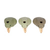 Daan kromhout beeld duck head groen 14 cm 3 assorti | 12 stuks