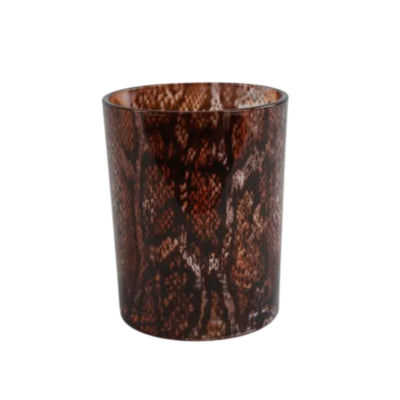 Countryfield theelichthouder kian xxl bruin 18 cm | 6 stuks