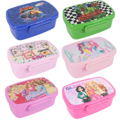 Home universe broodtrommel kids 17,5 cm 6 assorti | 24 stuks