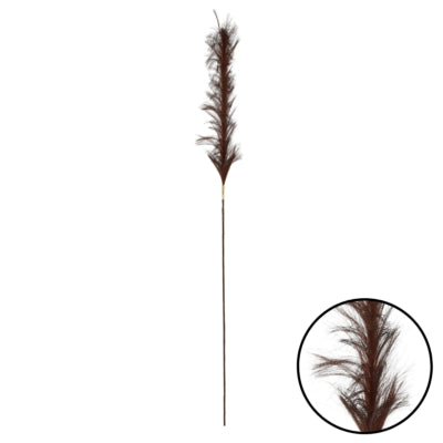Countryfield kunsttak pluim m bruin 112 cm | 24 stuks