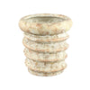 Ptmd bloempot zero swirl crème l 30 cm | 2 stuks