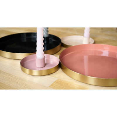 Daan kromhout kandelaar rond marrakech wit 12 cm | 8 stuks