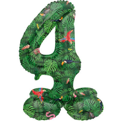 Folat folieballon staand 4 jungle vibe 41 cm | 20 stuks