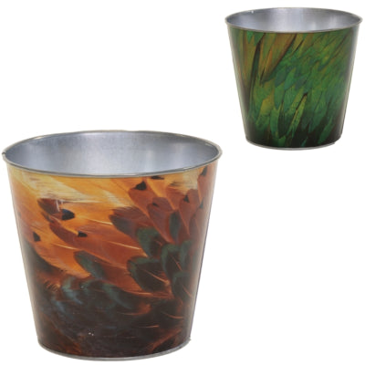 Bloempot bob feather xl 17 cm 2 assorti | 12 stuks