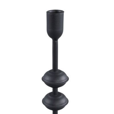 Ptmd kandelaar ciba zwart 37 cm | 6 stuks