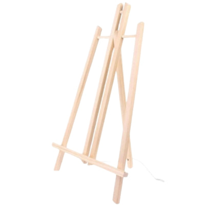 Schildersezel tafelmodel hout naturel 50 cm | 12 stuks