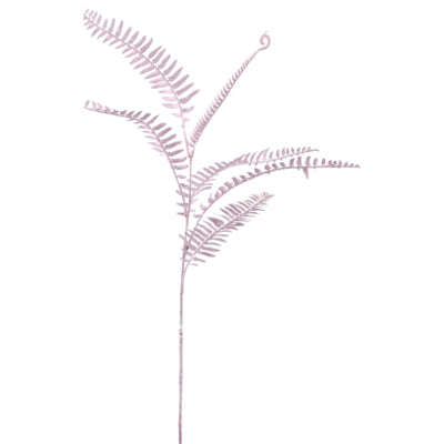 Ptmd kunsttak fern roze 102 cm | 12 stuks
