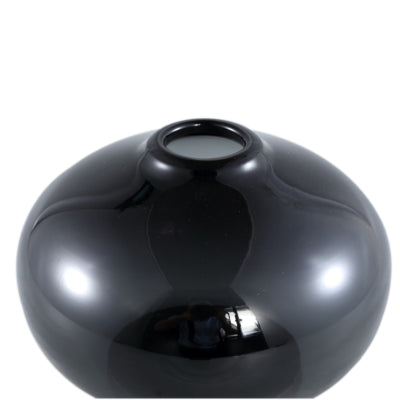 Ptmd vaas fleure grijs 19 cm | 2 stuks