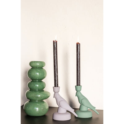 Ptmd kandelaar rodan bird grijs 16,5 cm | 6 stuks
