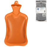 Relaxdays warmwater kruik oranje 2 l | 6 stuks - afbeelding 1
