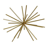 Housevitamin ornament firework metaal goudkleurig 15 cm | 24 stuks - afbeelding 1