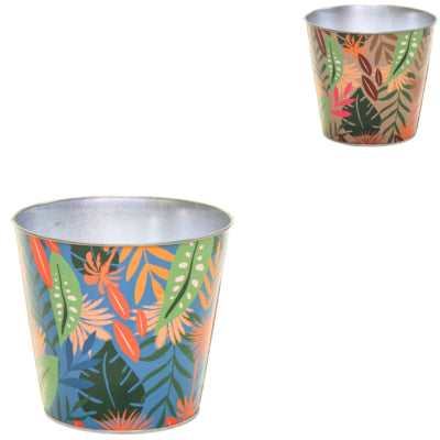 Bloempot bob jungle s 11 cm 2 assorti | 24 stuks