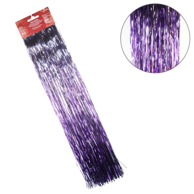 Deco heitmann lametta folie lila 300 stroken 50 cm | 48 stuks