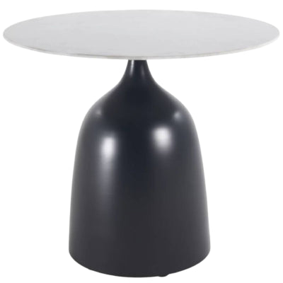 Ptmd bijzettafel anna antraciet 48 cm | 2 stuks