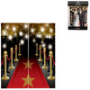 Amscan wanddecoratie hollywood scene 165 cm 2-delig | 24 stuks
