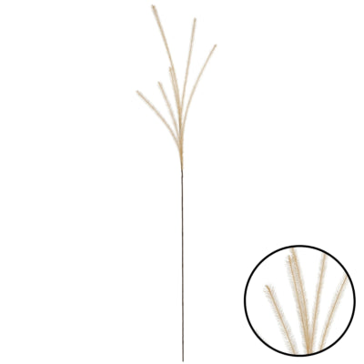 Countryfield kunsttak met 6 pluimen perzik 112 cm | 24 stuks
