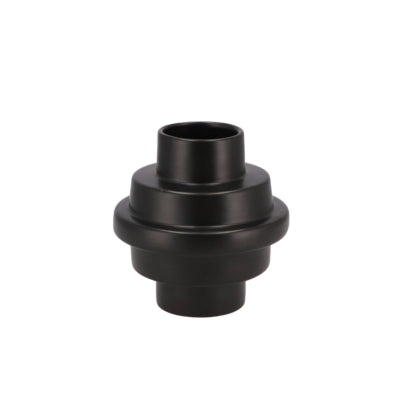 Daan kromhout vaas stairs zwart 15 cm | 6 stuks
