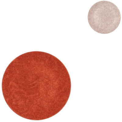 Daan kromhout decoratiebord melamine shine oranje goudkleurig 18 cm 2 assorti | 36 stuks