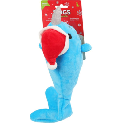 Dogs collection hondenspeelgoed walvis 34 cm | 12 stuks