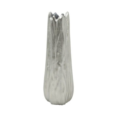 Ptmd vaas waster zilverkleurig 32 cm | 4 stuks