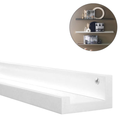 Woood wandplank studio wit 120 cm | 4 stuks