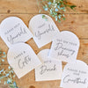 Ginger ray bruiloft tafelbord kaarten 28,5 cm 6 stuks | 20 stuks