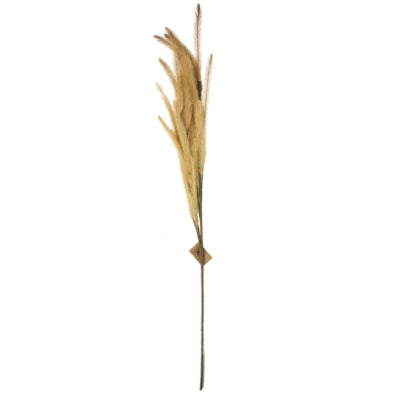 Kunsttak pluimen okergeel 108 cm | 12 stuks