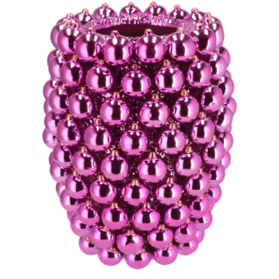 Daan kromhout vaas christmasball fuchsia 39 cm | 2 stuks