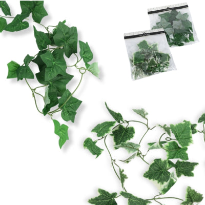 Kunstplant klimop guirlande 180 cm 2 assorti | 24 stuks