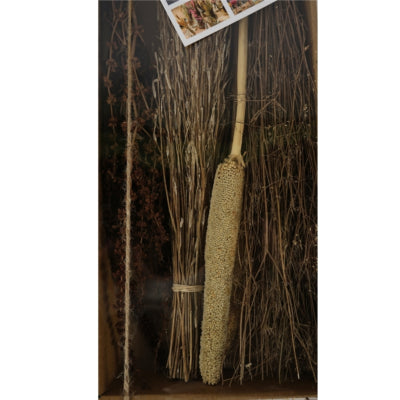 Droogbloemen cadeaudoos 58 cm | 12 stuks