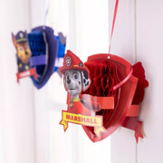 Amscan paw patrol honeycomb decoratie bal 17 cm set van 3 | 12 stuks - afbeelding 2