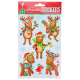 Stickers wiggle eye rendier 8 stuks | 48 stuks - afbeelding 1