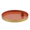 Daan kromhout kandelaar rond marrakech oranje 22 cm | 6 stuks