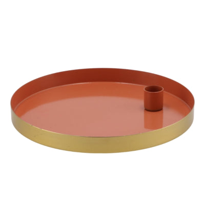 Daan kromhout kandelaar rond marrakech oranje 22 cm | 6 stuks