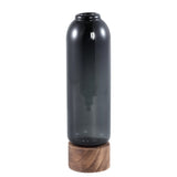 Ptmd vaas fleure grijs 27 cm | 4 stuks - afbeelding 1