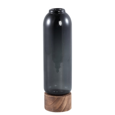 Ptmd vaas fleure grijs 27 cm | 4 stuks
