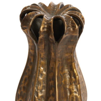 Light living light en living vaas abajo antique bronskleurig 25 cm | 2 stuks