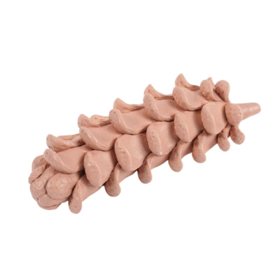 Beeld pine cone terra 21 cm | 8 stuks