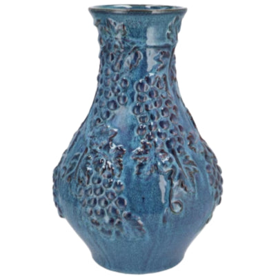 Daan kromhout vaas grape blauw 35 cm | 4 stuks