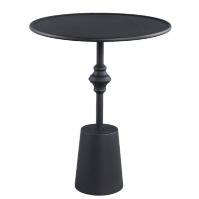 Ptmd bijzettafel dinja metaal zwart 60 cm | 2 stuks