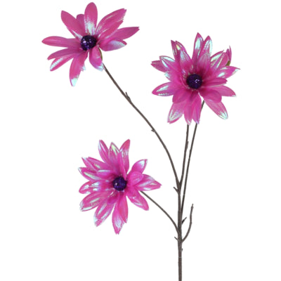 Kunstbloem dahlia paars 86 cm | 12 stuks
