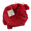 Funky piggy family knuffel funky piggy rood 30 cm | 6 stuks