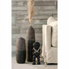 J-line figuur primitief mangohout zwart 41 cm | 6 stuks