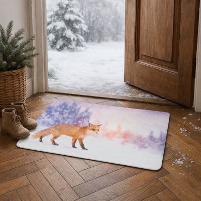 H s collection deurmat kerst winter 58 cm 4 assorti | 24 stuks