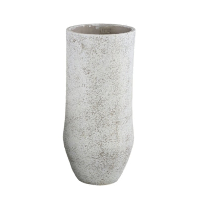 Ptmd bloempot dorin hoog m wit 45 cm | 2 stuks