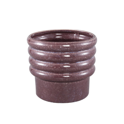 Ptmd bloempot melisa keramiek xs paars 11 cm | 12 stuks