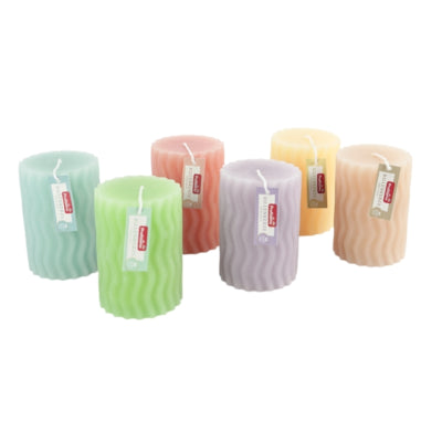 Profissimo (r) stompkaars met groeven groen 6,8 x 10 cm | 12 stuks