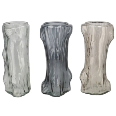 Daan kromhout vaas tree grijs 26 cm 3 assorti | 12 stuks