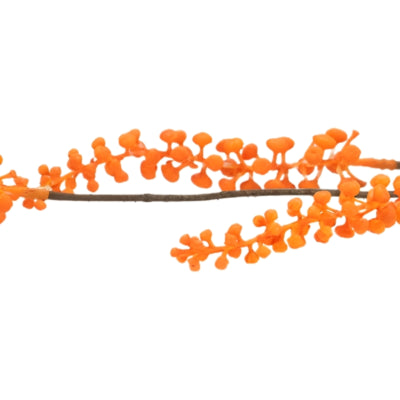 Daan kromhout kunsttak berry cluster oranje 94 cm | 6 stuks